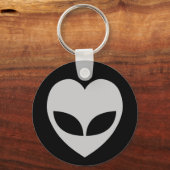 Porte-clés Alien Love Heart Keychain (Recto)