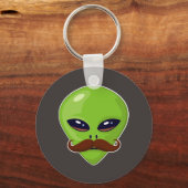 Porte-clés Alien Moustache (Recto)