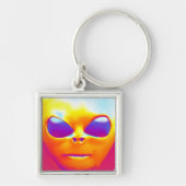 Porte-clés Alien psychologique (Devant)