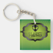 Porte-clés Alien vert d'Halloween (Devant)