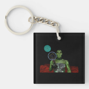Porte-clés aliens reptiliens
