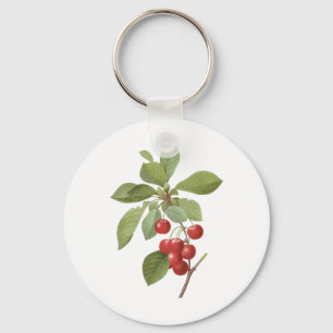 Porte-clés Aliment Cerise de Fruit Vintage, Cerises par Redou