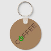 Porte-clés Alimentation café (verte) (Verso)