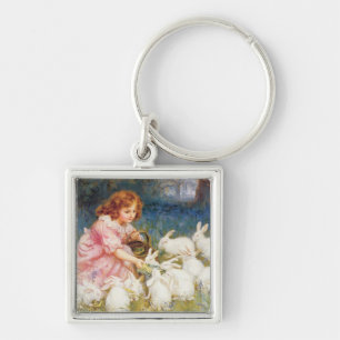 Porte-clés Alimentation des lapins