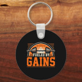 Porte-clés Alimenté 1 Par Gain Bodybuilding Gym (Recto)