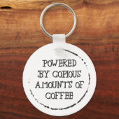 Porte-clés Alimenté Par Café (Recto)