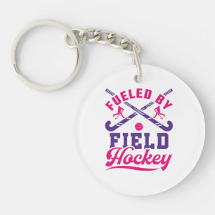Porte-clés Alimenté par l'équipe de joueurs de hockey sur gaz