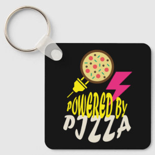 Porte-clés Alimenté par Pizza – Conception amusante pour les
