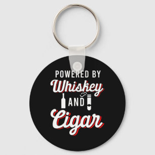 Porte-clés Alimenté Par Whiskey Cigar Smoker Tabac Humidor Gi