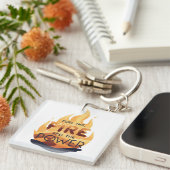 Porte-clés Alimenter le feu sentir l'arbre de motivation de l (Devant Droit)