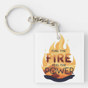 Porte-clés Alimenter le feu sentir l'arbre de motivation de l