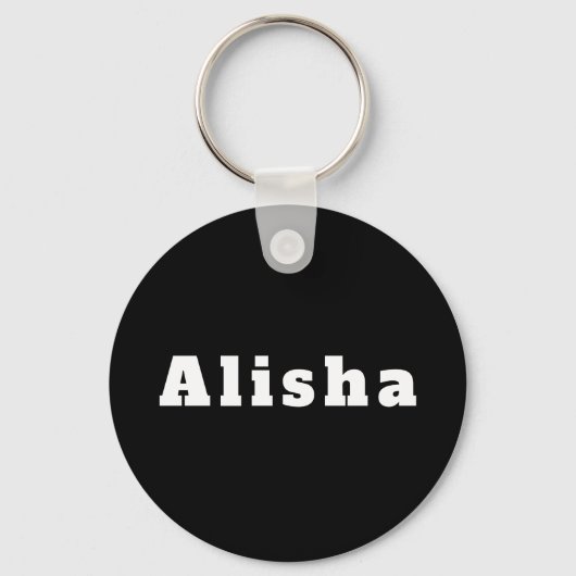 Porte-clés Alisha (Recto)