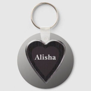 Porte-clés Alisha Heart Keychain par 369MyName