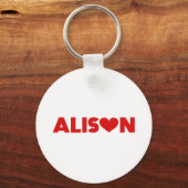 Porte-clés Alison Love (Recto)