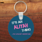 Porte-clés Aliyah ce que vous ne comprendriez pas nom (Recto)