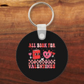 Porte-clés All Booked For Valentine Book Librarian Teacher Wo (Recto)