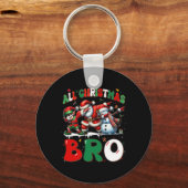 Porte-clés All Christmas Bro Xmas Santa Elf Snowman Dabbing M (Recto)