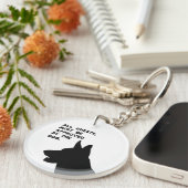 Porte-clés All Guests Must Be Approved by the Dog (Devant Droit)