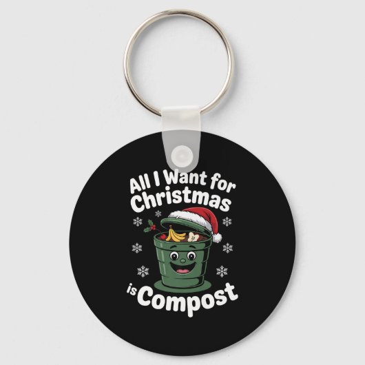 Porte-clés All I Want Comst Zero-waste Christmas Environmenta (Recto)