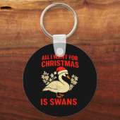 Porte-clés All I Want For Christmas Is Swans Ugly Xmas Sweate (Recto)