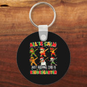 Porte-clés All Is Calm Just Kidding This Is Kindergarten Chri (Recto)