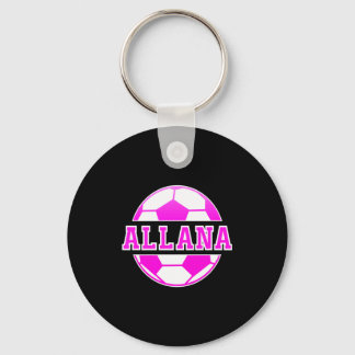 Porte-clés Allana Name Girls Soccer Play Football Sports Fan