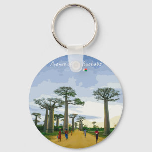 Porte-clés Allée des Baobabs, Madagascar - Paysage