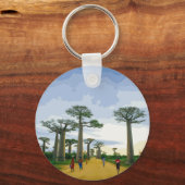 Porte-clés Allée des Baobabs, Madagascar - Paysage (Verso)