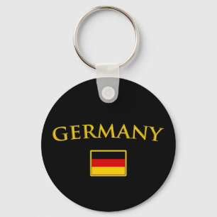 Porte-clés Allemagne d'or