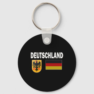 Porte-clés Allemagne Drapeau allemand Deutschland Love Cadeau