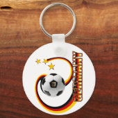 Porte-clés Allemagne - Logo de football mixte (Recto)