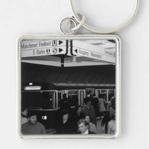 Porte-clés Allemagne vintage gare de Munich Marienplatz