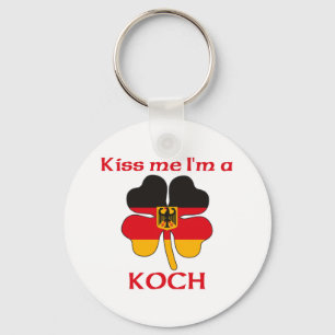 Porte-clés Allemand personnalisé Kiss Me Je suis Koch