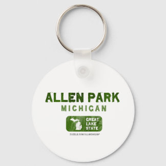 Porte-clés Allen Park Michigan Great Lake State