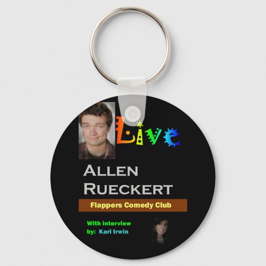 Porte-clés Allen Rueckert LIVE (Recto)