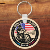 Porte-clés Aller à la moto Sun Road Montana (Recto)