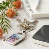 Porte-clés Aller à une illustration de covoiturage (Côté )