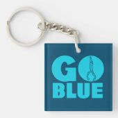 Porte-clés Aller bleu (Devant)
