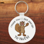 Porte-clés Allergie À L'Écureuil Nuts (Recto)