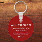 Porte-clés Allergies Porte - clé (Recto)