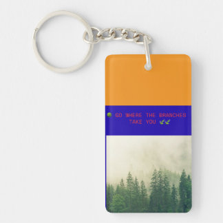 PORTE-CLÉS 🌳 ALLEZ OU LES BRANCHES VOUS MÈNENT 🍃