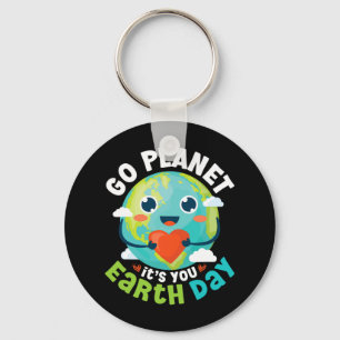 Porte-clés Allez Planet C'Est Votre Jour des terres Enseignan