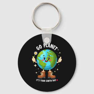 Porte-clés Allez planète c'est votre journée de la Terre pour