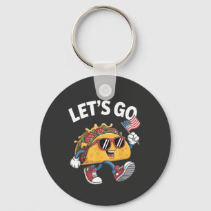 Porte-clés Allez TACO Trump 4 juillet amateurs de Taco