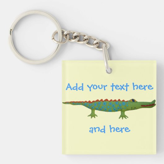 Porte-clés Alligator (Devant)