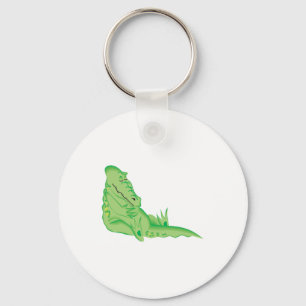 Porte-clés alligator dormant mignon