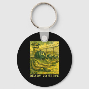 Porte-clés Alligator Everglades Floride Glace Parodie Drôle R