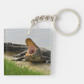 Porte-clés Alligator. Face à face (Dos)