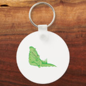 Porte-clés alligator mignon endormi (Recto)
