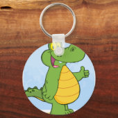 Porte-clés Alligator Souriant Ou Crocodile (Recto)